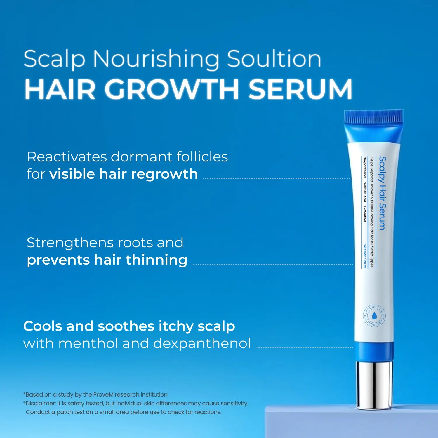 Scalpy Hair Growth Serum for Hair Loss & Thinning | Supports Stronger Hair