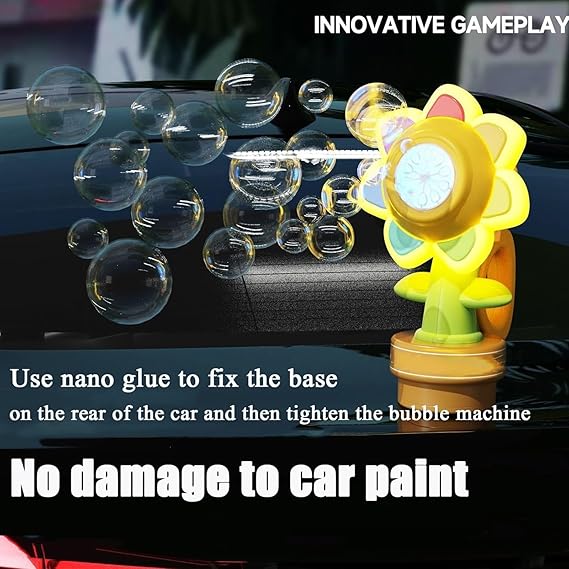 Automatic Bubble Machine Toy – Flower Bubble Blower for Kids, Parties & Outdoor Fun