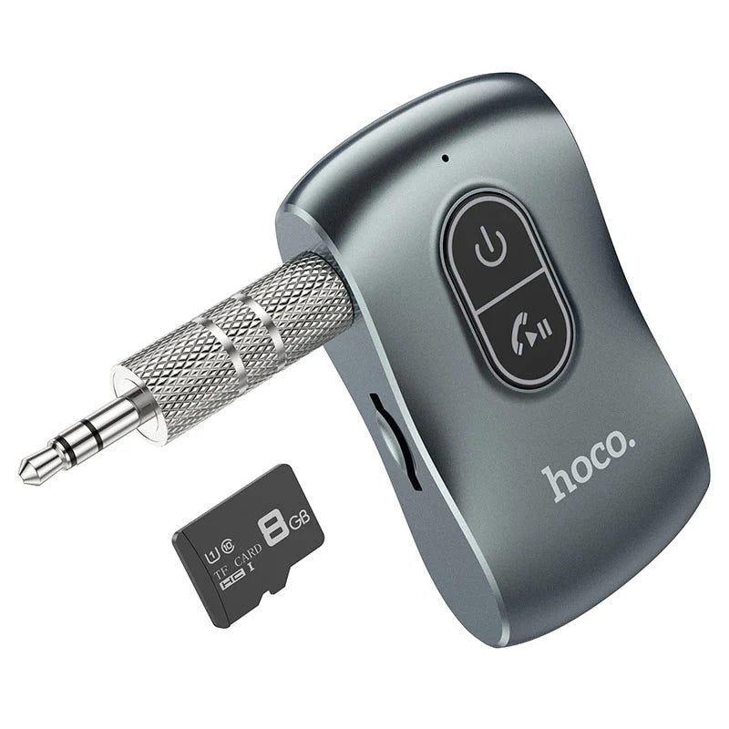 Hoco Bluetooth Audio Transmitter E73 – 5.0 Wireless AUX Receiver & Transmitter with 3.5mm Jack