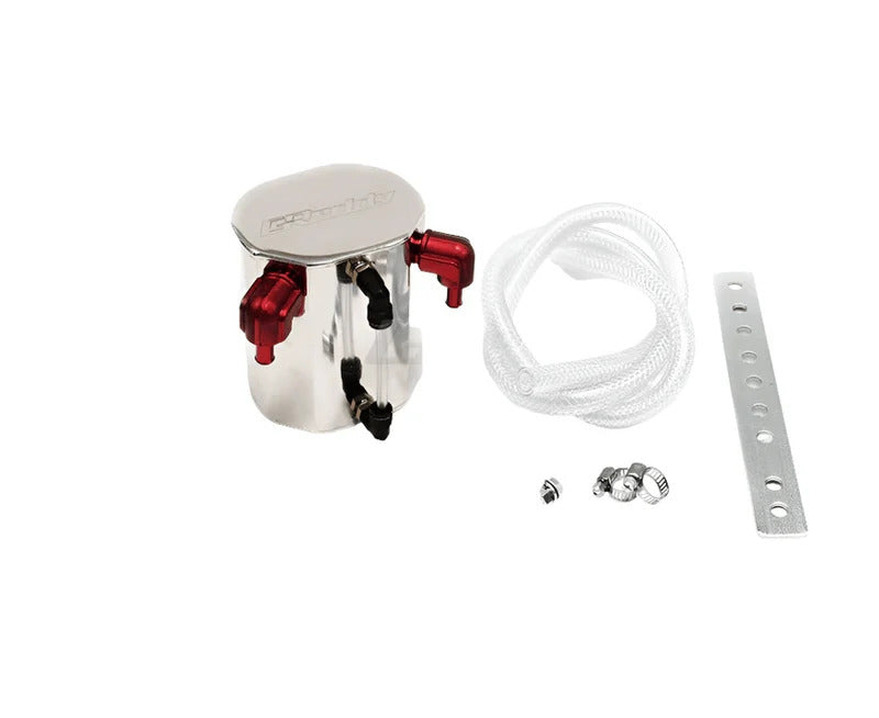 Universal Oil Catch Can Tank – Aluminum Engine Oil Catch Tank with Hoses & Fittings