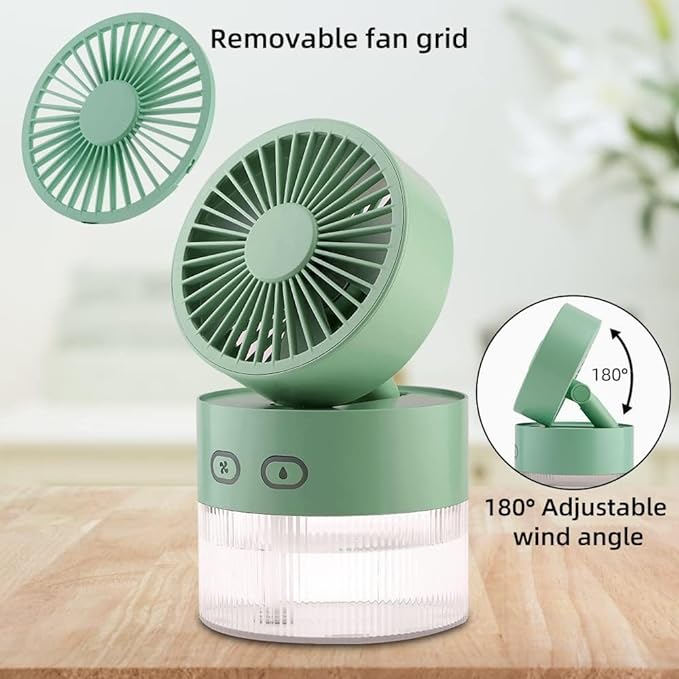Spray Cool Fan – Portable Misting Fan with Water Spray for Home & Outdoor Use