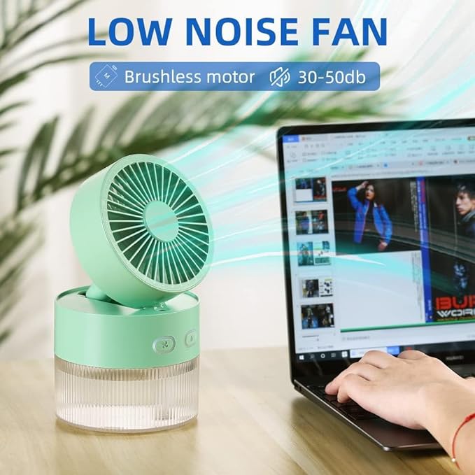 Spray Cool Fan – Portable Misting Fan with Water Spray for Home & Outdoor Use