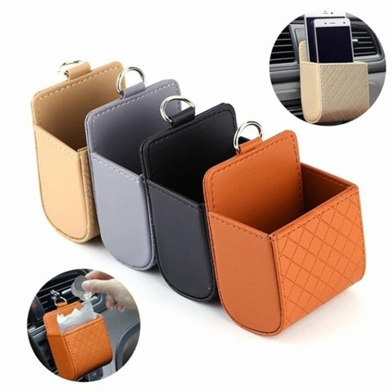 Car Air Vent Organizer – Mini Storage Box with Clip-On Mount for Coins, Cards & Small Accessories