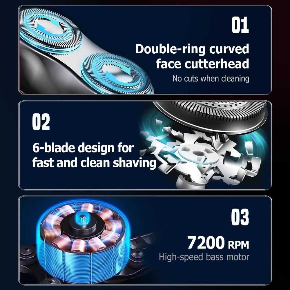 Mini Dual Head Electric Shaver